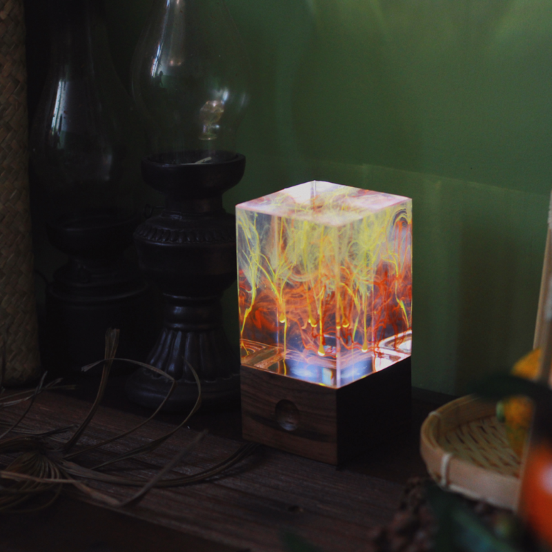 Resin Ambient Table Light - Solar
