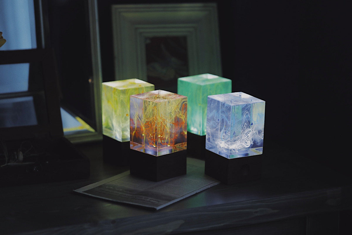 Resin Ambient Table Light - Solar