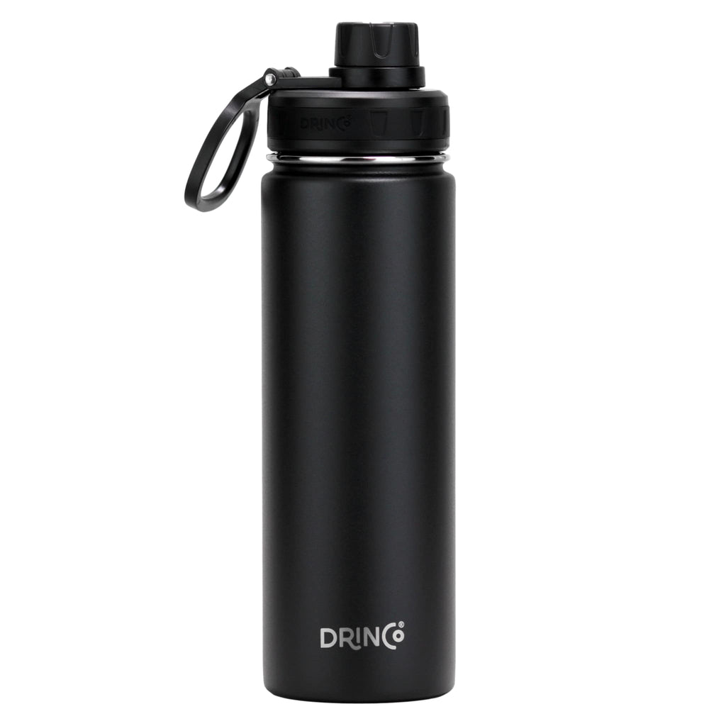 DRINCO® 22oz Stainless Steel Water Bottle - Black