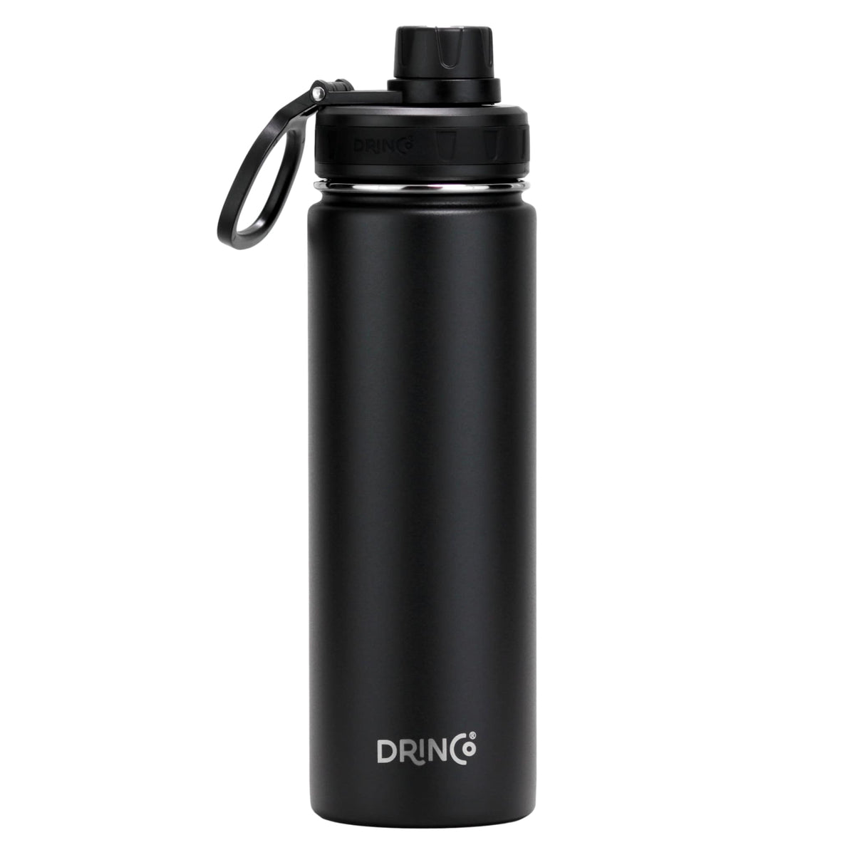 DRINCO® 22oz Stainless Steel Water Bottle - Black